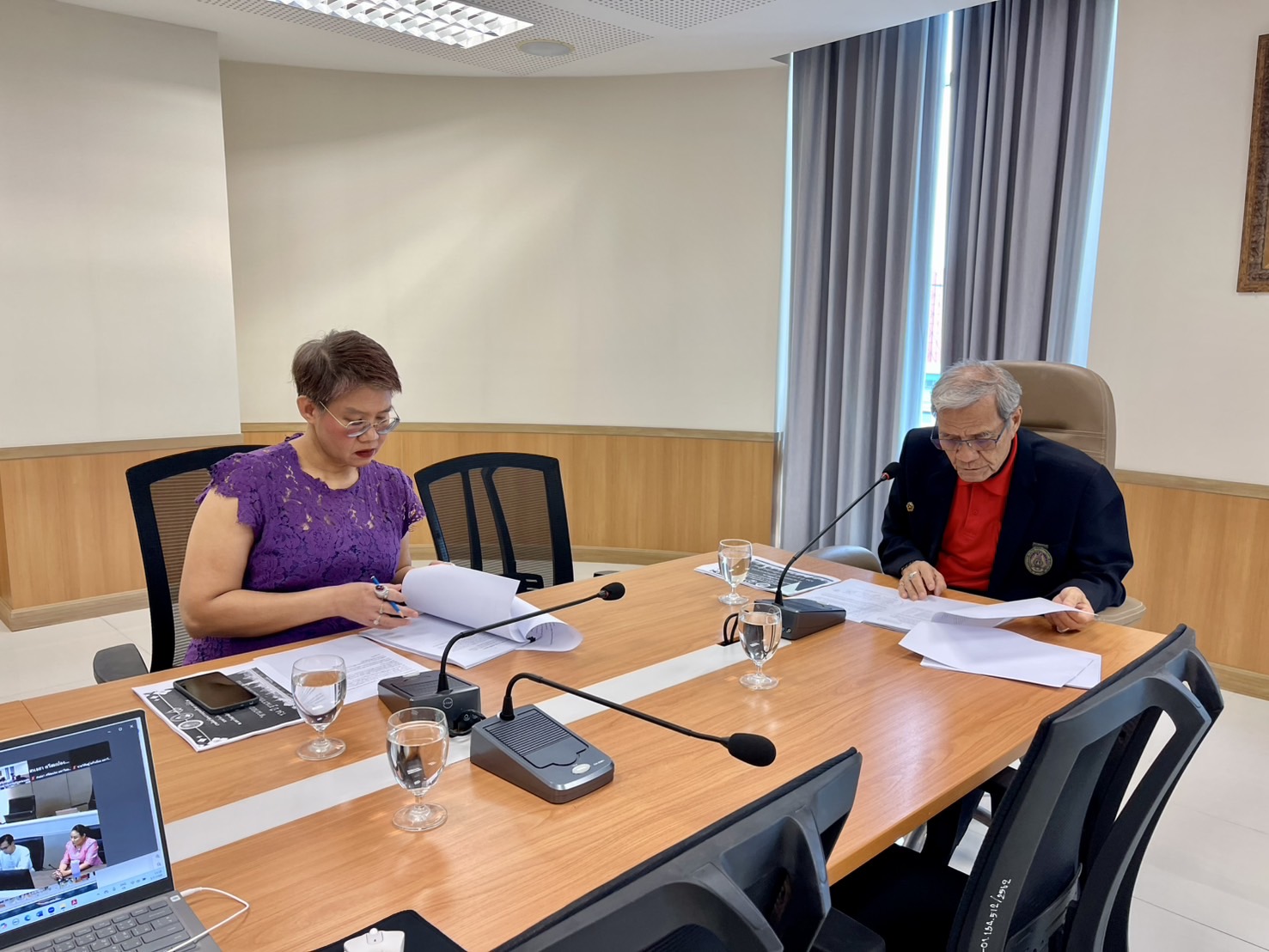 เข้าร่วมประชุมร่วมกับคณะกรรมการส่งเสริมและประสานงานการจัดงานศิลปวัฒนธรรมอุดมศึกษา ครั้งที่ 2/2568 ในระบบออนไลน์