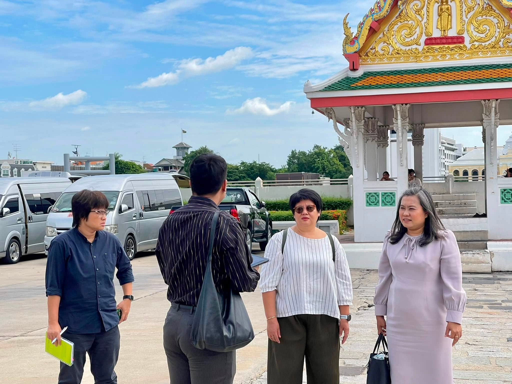 ลงสำรวจพื้นที่เพื่อเตรียมความพร้อมในการเข้าร่วมจัดงาน “วิถีเสน่ห์ วัง คลอง ตลาด”